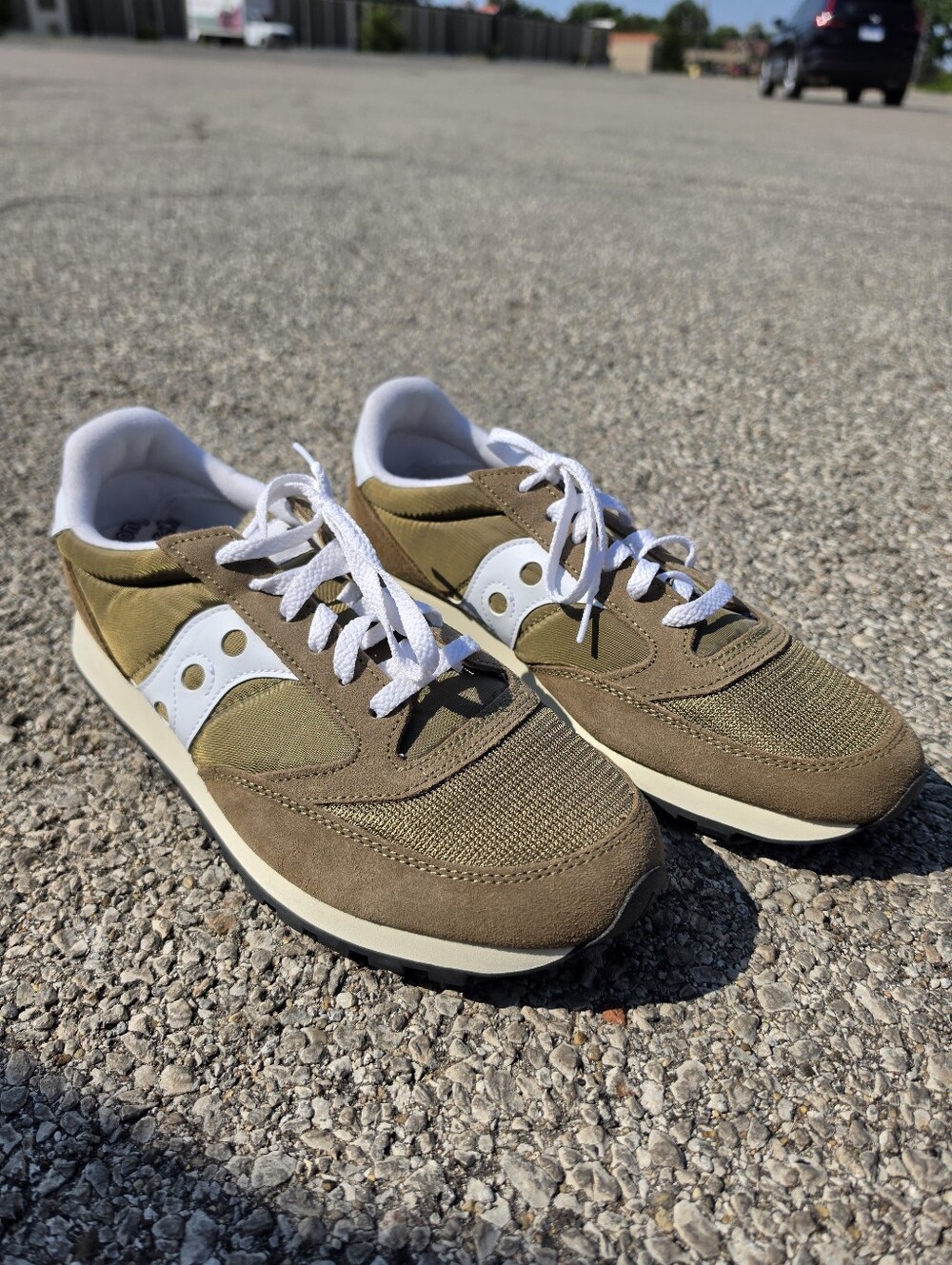 Saucony Jazz Original Men’s Size 11 Olive Brown Retro Sneakers